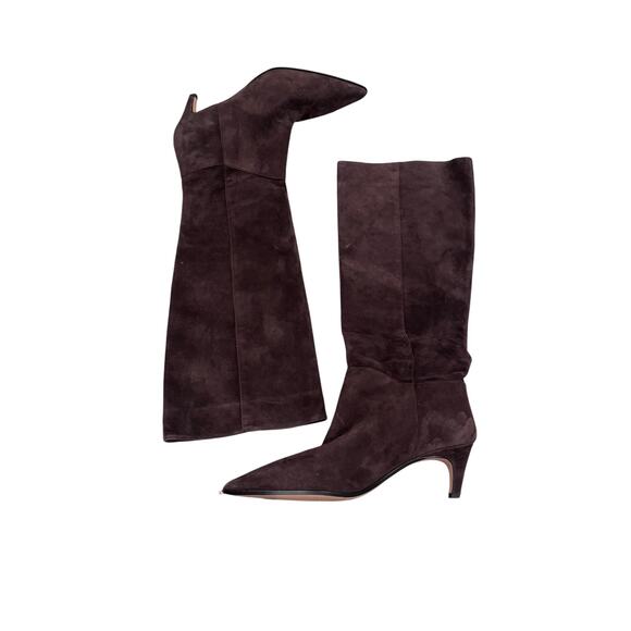 J. Crew Women's Stevie Knee-High Pull-On Boots in Suede Brown Size 10.5 NWOB - Picture 6 of 9